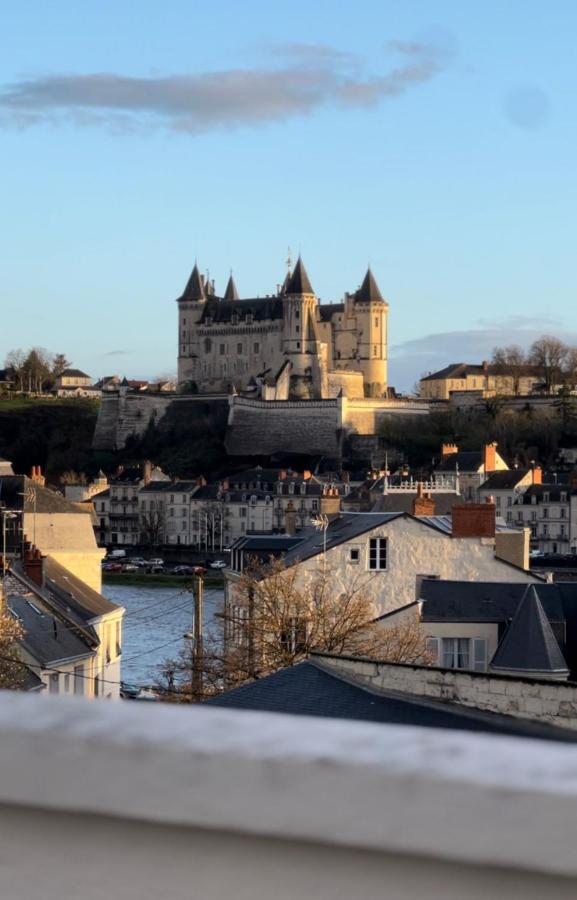 La Terrasse Saumuroise - Vue Chateau & Loire Eksteriør bilde